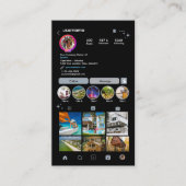不動産エージェント リアルター Instagram ダスティブルーQR 名刺 (正面)