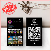 不動産エージェント リアルター Instagram ブラックQRコード