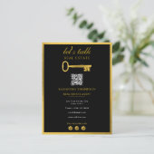 不動産エージェント・リaltor プロモーション用ゴールドキー シーズンポストカード (スタンド正面)