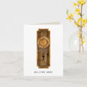 不動産エージェント 新築おめでとう 引越祝い カード (黄色い花)