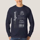 不動産エージェント – 面白い仕事のユーモア、オフィスのギフト Tシャツ (正面)
