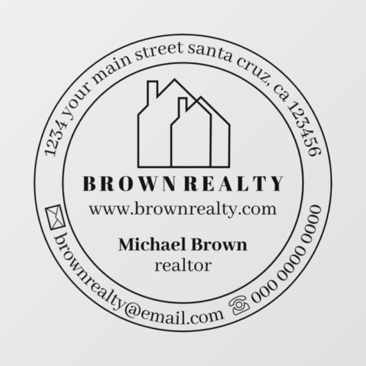 不動産オフィス ウィンドウサイン (シート)