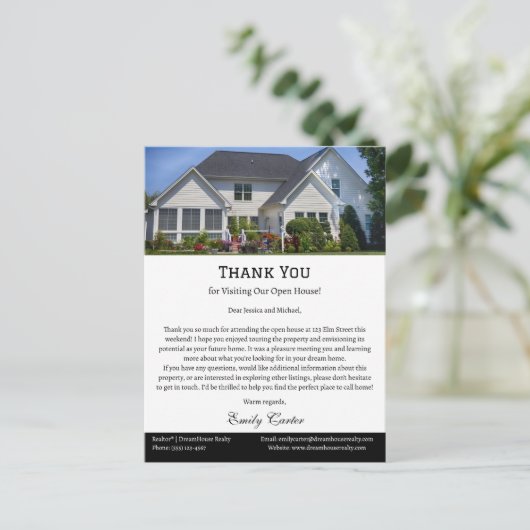 不動産オープンハウスありがとうございました ポストカード (スタンド正面)