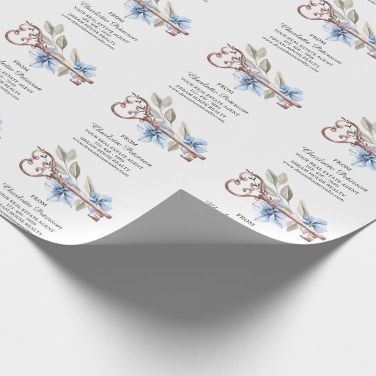 不動産クライアントへのギフト ラッピングペーパー (角)