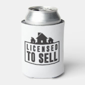 不動産スローガン実在の販売の許可 缶クーラー (缶正面)