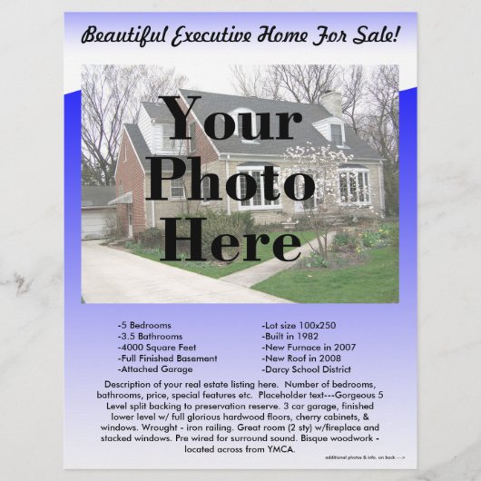 不動産チラシ両面 チラシ (正面)