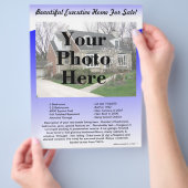 不動産チラシ両面 チラシ (手)