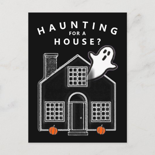 不動産ハロウィンのポストカード ポストカード (正面)