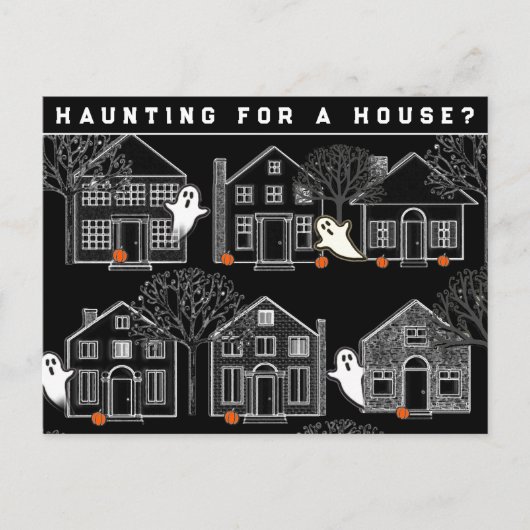 不動産ハロウィンポストカード 10月 ポストカード (正面)
