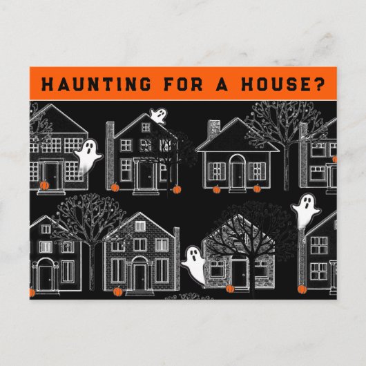 不動産ハロウィンポストカード 10月 ポストカード (正面)