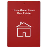 不動産ビジネスカスタムのクリップボード クリップボード (裏面)