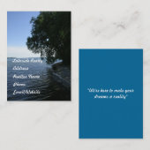 不動産ビジネスコテージのカントリーレイクス 名刺 (正面/裏面)