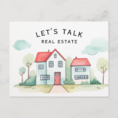 不動産プロモーション実在リアルティーについて ポストカード (正面)