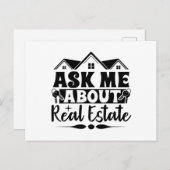 不動産マーケティング実在エステート葉書 ポストカード (正面/裏面)