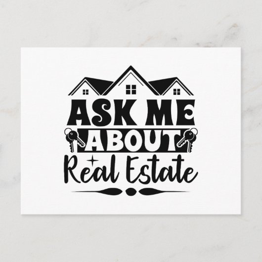 不動産マーケティング実在エステート葉書 ポストカード (正面)