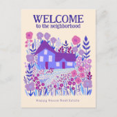 不動産マーケティング用ファームハウス フラワーカード ポストカード (正面)