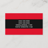 不動産モダン実在不動産仲介業者名刺 名刺 (裏面)