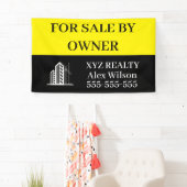 不動産事業実在のロゴの販売 横断幕 (インサイチュ)