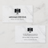 不動産代理実在人の 予約カード (正面/裏面)