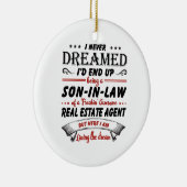 不動産代素晴らし実在法息子 セラミックオーナメント (右)