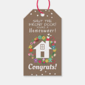 不動産代金引換払いギフトタグ/ありがとうご贈答箱 ギフトタグ (正面)