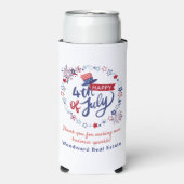 不動産仲介業者ありがとう | 7月4日の夏の愛国心 スリム缶クーラー (Seltzer正面)