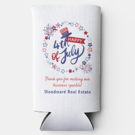 不動産仲介業者ありがとう | 7月4日の夏の愛国心 スリム缶クーラー