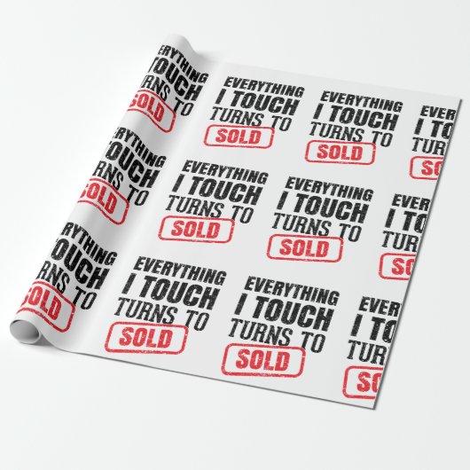 不動産仲介業者おもしろマグカップ ラッピングペーパー (アンロールド)