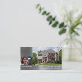 不動産仲介業者か不動産業者 名刺 (スタンド正面)