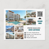 不動産仲介業者だけ上場されたアパート実在ズエステート ポストカード (正面)