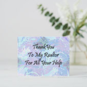 不動産仲介業者に感謝す救済る ポストカード (スタンド正面)