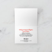 不動産仲介業者のかわいい家のサンキューカード サンキューカード (内部)