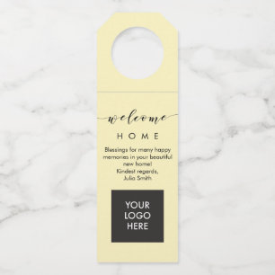 不動産仲介業者のための引っ越し祝いパーティーのワイン・ボトルのハンガー ボトルネックタグ