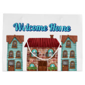 不動産仲介業者のウェルカムホーム ラージペーパーバッグ (裏面)