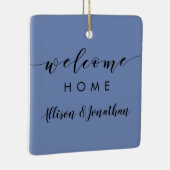 不動産仲介業者のオーナメント、顧客はギフトのラベル感謝していしています セラミックオーナメント (右)