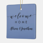 不動産仲介業者のオーナメント、顧客はギフトのラベル感謝していしています セラミックオーナメント (左)