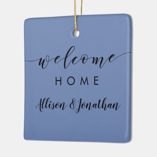 不動産仲介業者のオーナメント、顧客はギフトのラベル感謝していしています セラミックオーナメント (左)