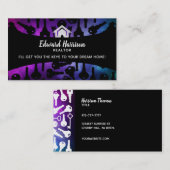 不動産仲介業者のスローガンの名刺 名刺 (正面/裏面)