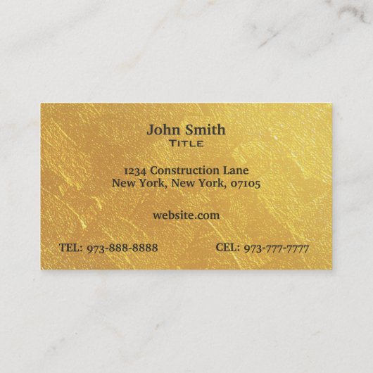 不動産仲介業者のスローガン 名刺 (裏面)