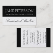 不動産仲介業者の不動産ブローカーの代理人の販売の原稿 名刺 (正面/裏面)