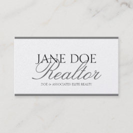 不動産仲介業者の不動産ブローカーの販売の銀製の原稿Plt 名刺