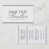 不動産仲介業者の不動産ブローカーの販売の銀製の原稿Plt 名刺 (正面/裏面)