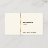 不動産仲介業者の個人写真、QRコード、ロゴが壊れた白 名刺 (正面)