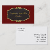 不動産仲介業者の名刺 名刺 (正面/裏面)