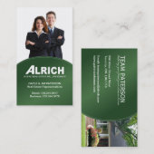 不動産仲介業者の名刺 名刺 (正面/裏面)