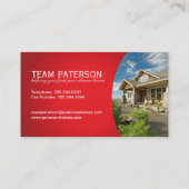 不動産仲介業者の名刺 名刺 (裏面)