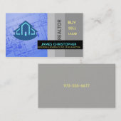 不動産仲介業者の名刺 名刺 (正面/裏面)