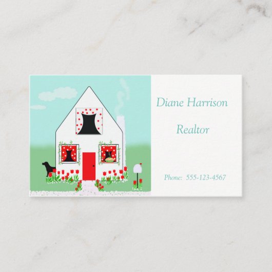 不動産仲介業者の名刺 名刺 (正面)