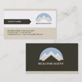 不動産仲介業者の専門の名刺 名刺 (正面/裏面)