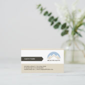 不動産仲介業者の専門の名刺 名刺 (スタンド正面)